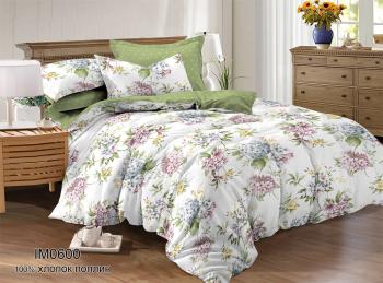 Постельное белье из поплина "Наслаждение" 3Д 1,5 (диз.: IM0600) КНПN