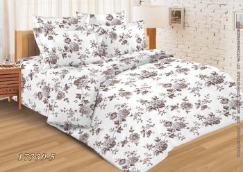 Постельное белье из бязи 145 г/м2 "Душевный" 2,0 сп. с евро (диз.: 17339-5) 