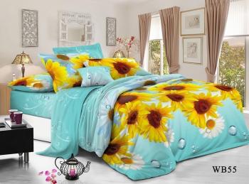 Постельное белье из поплина "Конфесса" 2,0 сп. (диз.: WB55) 