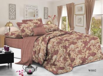 Постельное белье из сатина "Вивальди Коллекшн" 1,5 сп. (диз.: wh 02) КСВ