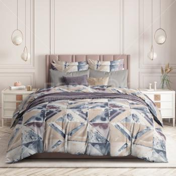 Постельное белье из поплина "Наслаждение" 3Д 2,0 (диз.: 1711) КНПДсев