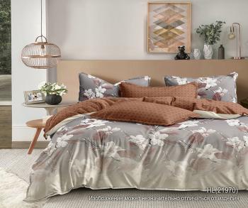 Постельное белье из сатина "Стелла" (пакет ПВХ) 1,5 сп. (диз.: HL(21970)) КСВС