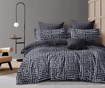 Постельное белье из сатина &quot;Стелла&quot; (пакет ПВХ) 1,5 сп. (диз.: 376) КСВС