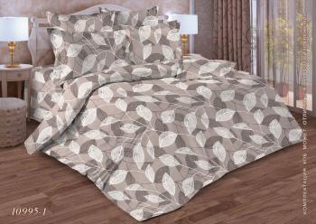 Постельное белье из бязи 145 г/м2 "Душевный" 2,0 сп. (диз.: 10995-1 Листья) 