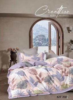 Постельное белье из сатина &quot;Стелла&quot; (пакет ПВХ) 1,5 сп. (диз.: KZF2508) КСВС