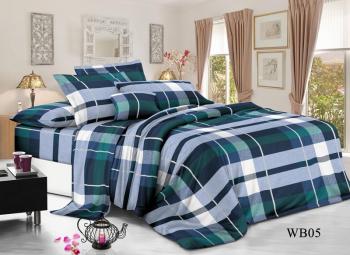 Постельное белье из поплина "Конфесса" Семейный (диз.: WB05) 