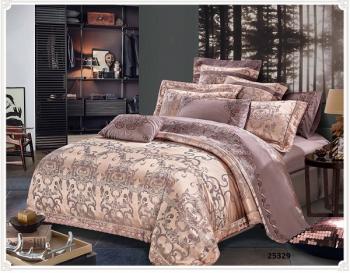 Постельное белье из сатин-жаккарда "Жаккард" Евро (диз.: 25329) КСЖ