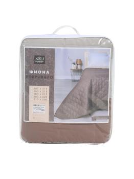 Покрывало "Фиона" стеганое (квадрат, 150г) 180*210 (диз.: Ивушка серая) ПФ