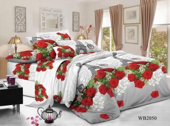 Постельное белье из поплина "Конфесса" Семейный (диз.: WB2050) 