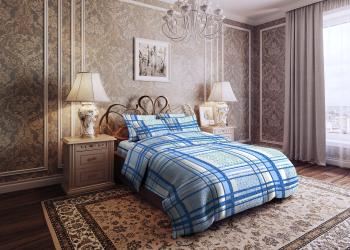 Постельное белье из бязи 125 г/м2 "Наслаждение" Семейный (диз.: 9179/1 Гретта) КНБС