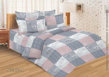 Постельное белье из бязи 145 г/м2 "Душевный" 1,5 сп. (диз.: История любви) 