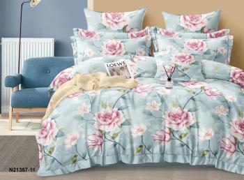 Постельное белье из микросатина "Микросатин" 1,5 сп. (диз.: N21367-11) КМС-15