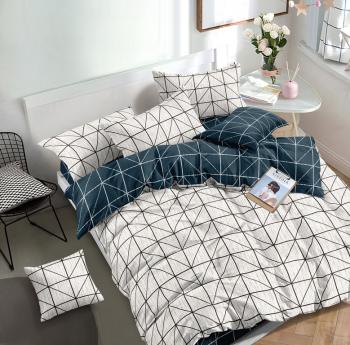 Постельное белье из поплина "Наслаждение" 3Д Семейный (диз.: 1560) КНПСДсев