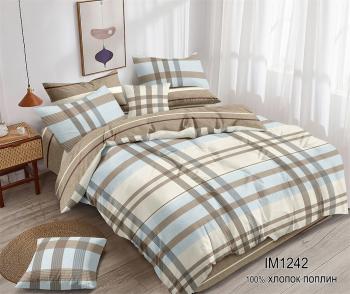 Постельное белье из поплина "Наслаждение" 3Д Семейный (диз.: IM1242) КНПСДсев