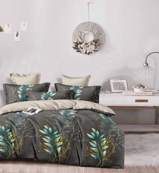 Постельное белье из поплина "Конфесса" (нав. 50*70) 1,5 сп.  (диз.: 6891) 