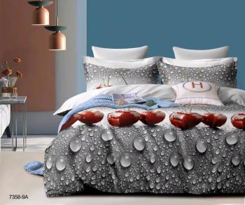Постельное белье из микросатина &quot;Микросатин&quot; 1,5 сп. (диз.: 7358-9А) КМС-15