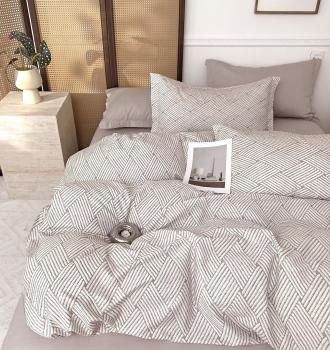 Постельное белье из поплина &quot;Наслаждение&quot; 3Д Семейный (диз.: 6959) КНПСДсев