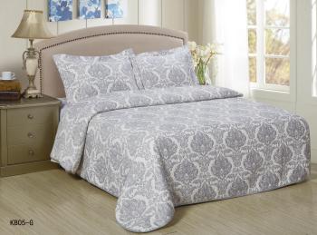 Набор Валенсия ( покрывало + нав 50/70 (2 шт)) 200*220 (диз.: KB05-G) 
