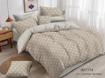 Постельное белье из поплина &quot;Наслаждение&quot; 3Д Евро 220*240 (диз.: IM1114) КНПЕД