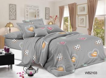 Постельное белье из поплина "Конфесса" 2,0 сп. (диз.: WB2103) 