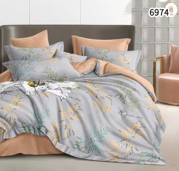 Постельное белье из поплина &quot;Наслаждение&quot; 3Д Евро 200*215 (диз.: 6974) КНПЕД