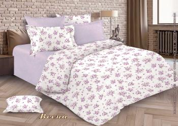 Постельное белье из перкали &quot;Ренессанс&quot; 1,5 сп. (диз.: Весна) КРП15