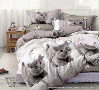 Постельное белье из поплина "Наслаждение" 3Д 1,5 Детский (диз.: TM-Z2206) КНПN