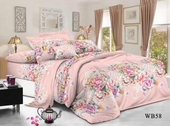 Постельное белье из поплина "Конфесса" 2,0 сп. (диз.: WB58) 