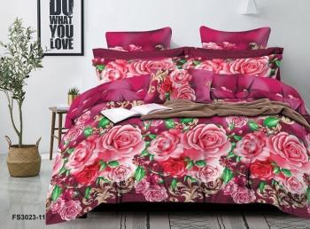 Постельное белье из микросатина "Микросатин" 200*220 (диз.: FS3023-11) КМС-20