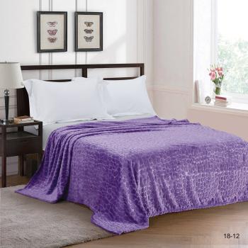 Плед "Милана" 140*200 (велсофт одн. с тиснением 290г/м2) (диз.: 18-12)  Плед "Милана" 140*200 (велсофт одн. с тиснением 290г/м2) (диз.: 18-12)