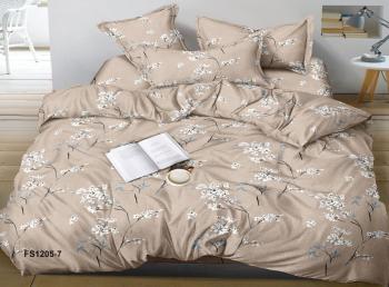 Постельное белье из микросатина "Микросатин" 200*220 (диз.: FS1205-7) КМС-20