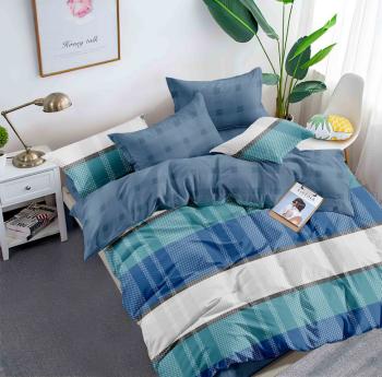 Постельное белье из поплина "Наслаждение" 3Д 2,0 с Евро (диз.: 1607) КНПЕД