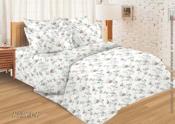 Постельное белье из бязи 145 г/м2 "Душевный" 2,0 сп. с евро (диз.: 17313-1) 