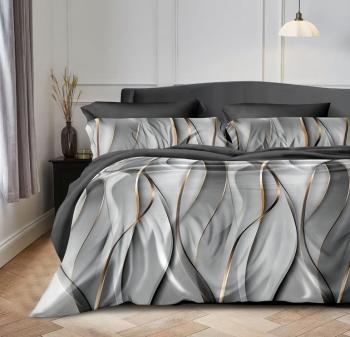 Постельное белье из поплина "Наслаждение" 3Д 2,0 с Евро (диз.: 8073) КНПЕД