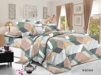 Постельное белье из поплина "Конфесса" Семейный (диз.: WB2404) 