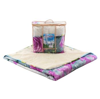 Одеяло "Комбинированное"  микросатин ( мех 100% пэ) ОКМп