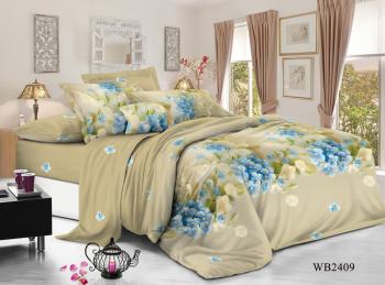 Постельное белье из поплина &quot;Конфесса&quot; 2,0 сп. с Евро (диз.: WB2409) 