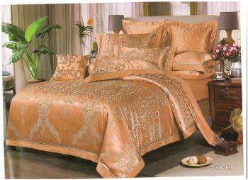 Постельное белье из сатин-жаккарда "Жаккард" Евро (диз.: 1-18-11) КСЖ