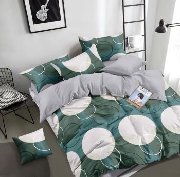 Постельное белье из поплина "Конфесса" 2,0 сп. с Евро (диз.: 1491) 