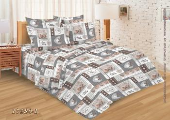 Постельное белье из бязи 145 г/м2 "Душевный" 1,5 сп. (диз.: 17280-1) 