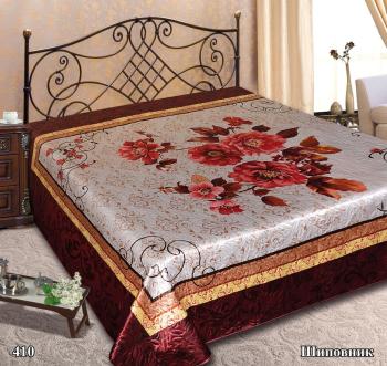 Покрывало РТ  "Шелк" ультрастеп пэ 200*220 (диз.: 410 Шиповник) ПШ