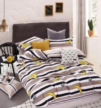 Постельное белье из поплина "Наслаждение" 3Д Семейный (диз.: 1744) КНПСДсев