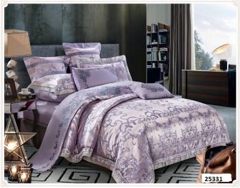 Постельное белье из сатин-жаккарда "Жаккард" Евро (диз.: 25331) КСЖ