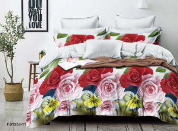 Постельное белье из микросатина "Микросатин" семейный (диз.: FS1258-11) КМС-С