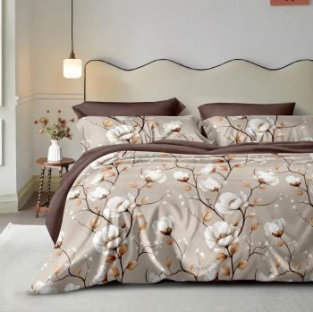 Постельное белье из поплина "Наслаждение" 3Д 2,0 (диз.: 8043) КНПДсев