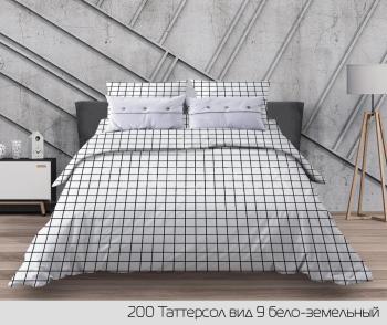 Постельное белье из бязи 125 г/м2 "Наслаждение" Евро (диз.: 200 Таттерсол 9 бело-земельный) КНБЕ Постельное белье из бязи 125 г/м2 "Наслаждение" Евро (диз.: 200 Таттерсол 9 бело-земельный) КНБЕ