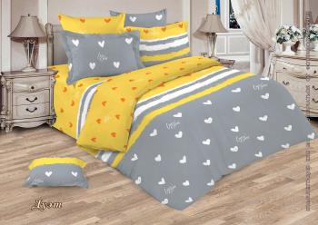 Постельное белье из перкали "Ренессанс" Евро (диз.: Дуэт вид 2) КРПе