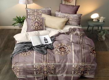 Постельное белье из микросатина "Микросатин" 1,5 сп. (диз.: FS2350-12) КМС-15