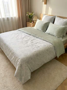 Постельное белье из тенселя "Камелия" 2,0 сп. с Евро (диз.: 220920) КССС