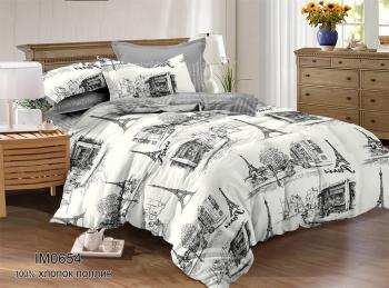 Постельное белье из поплина "Наслаждение" 3Д 1,5 (диз.: IM0654) КНПN